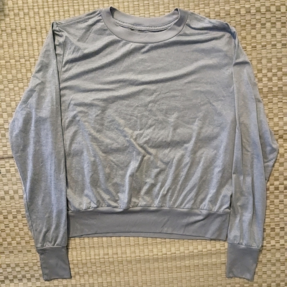 Vuori Daydream Cropped Sweatshirt Gray Women's Size Large